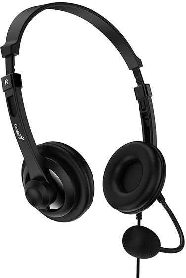 Ausinės Genius ausinės HS-230U/ USB/ juoda