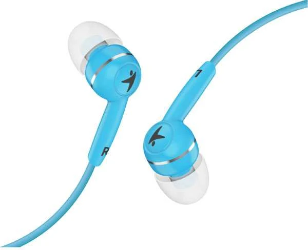 Genius HS-M320 mėlynos ausinės su silikoniniais antgaliais