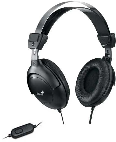 Žaidimų ausinės Genius HS-M505X (be garsumo valdymo), juodos spalvos