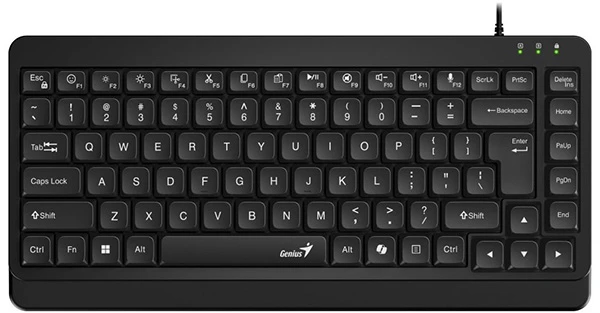 Genius LuxeMate 109 klaviatūra su laidu (USB) CZ/SK, juoda