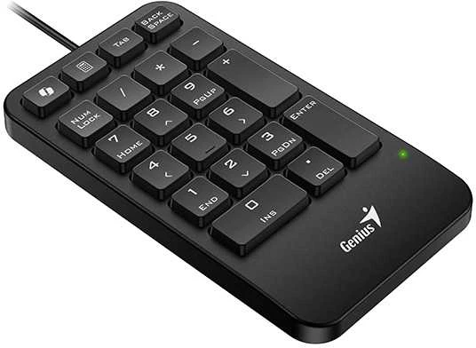 GENIUS NumPad 125 skaitmeninė klaviatūra, laidinė, USB-C, juoda