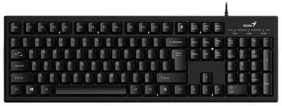 KYE 31300005400 Genius klaviatūra Smart KB-100, Juodas, USB, US