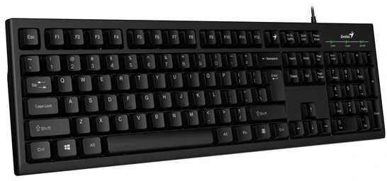 KYE 31300005400 Genius klaviatūra Smart KB-100, Juodas, USB, US