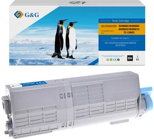 Toneris G&G Juodas Zamiennik 46490608 (NT-COC532XXBK)