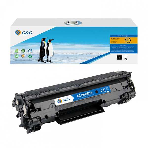 G&G kompatybilny toner su HP CE285A, CB435A, CB436A, CE278A, Canon CRG128, 7, NT-PH435LCU, juodas, 3000s
