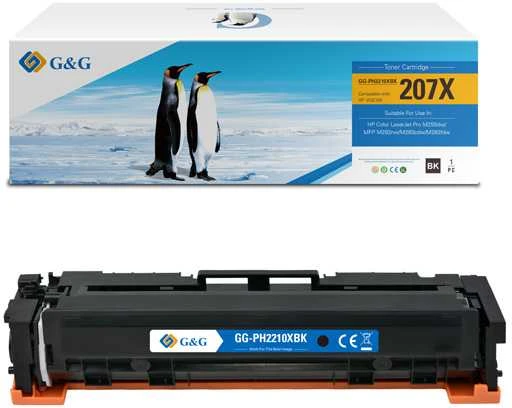 Toneris G&G Juodas Zamiennik 207X (NT-PH2210XBK)