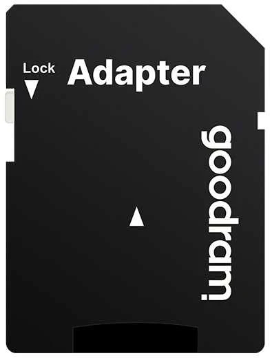 Oem 64GB 100 MB/s Micro SD atminties kortelė Goodram M1A4 - OTG adapteris