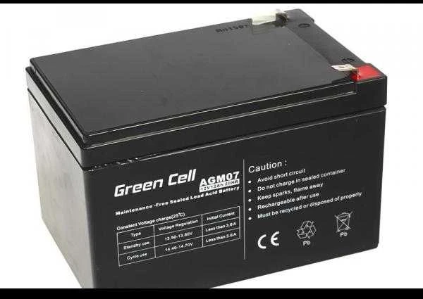 Žalias Cell Žalias CELL Baterija AGM 12V12AH