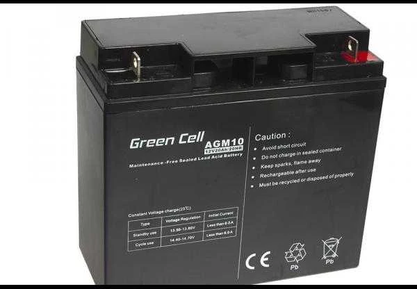 Green Cell Žalias Cell Žalias CELL Baterija AGM 12V20AH