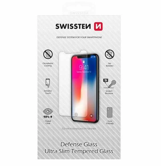 „Swissten“ grūdinto stiklo ekrano apsauga, skirta „Apple iPhone 13 PRO MAX“, juoda, pritaikyta dėklui ir spalvotam rėmeliui