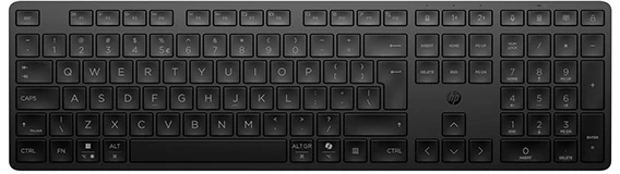 „Hewlett Packard“ (HP) HP kelių įrenginių dviejų režimų klaviatūra 495K „SmartBuy“