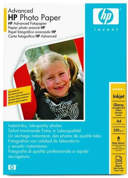 Hewlett Packard (HP) HP Q5456A fotopopierius Juoda, Mėlyna, Balta Blizgus A4