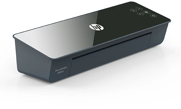 Laminatorius - HP PRO 600 A3 Šiltas/Šaltas 60 cm/min + 15 Pakuočių Juodas