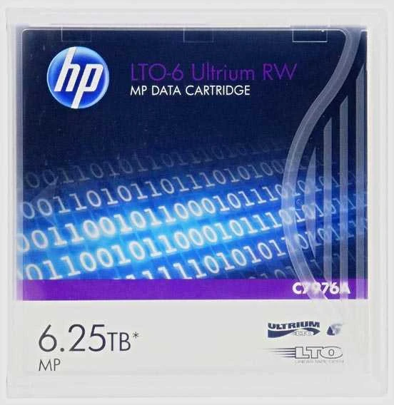 Hewlett Packard (HP) HPE LTO-6 Ultrium 6.25TB RW duomenų kasetė