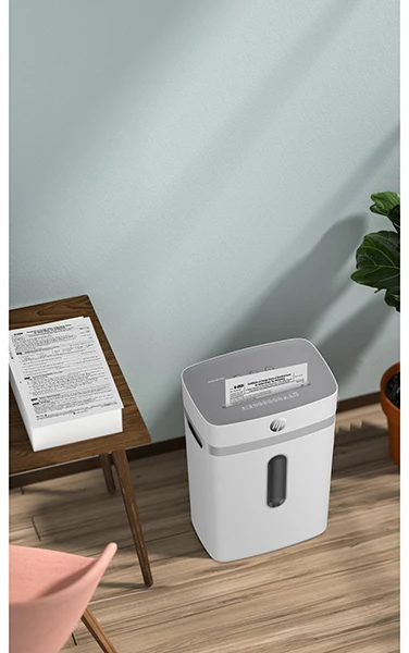 Popieriaus Smulkintuvas - HP Oneshred 12CC 23L Smulkinimas Itin Mažais Gabalėliais