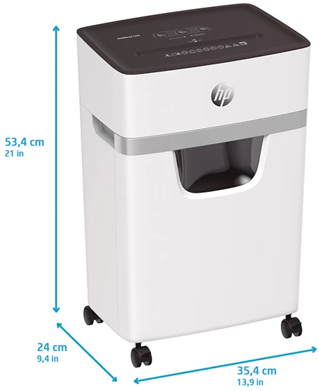Popieriaus Smulkintuvas - HP Oneshred 15CC 20L Smulkinimas Itin Mažais Gabalėliais