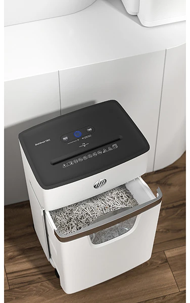 Popieriaus Smulkintuvas - HP Oneshred 15CC 20L Smulkinimas Itin Mažais Gabalėliais