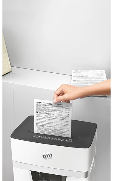 Popieriaus Smulkintuvas - HP Oneshred 15CC 20L Smulkinimas Itin Mažais Gabalėliais