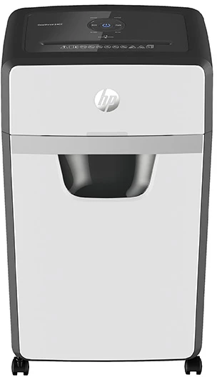 Hewlett Packard (HP) Popieriaus Smulkintuvas - HP ONESHRED 16MC, Mikro Pjaustymas, P-5, 30 L, Šviesiai Pilkas