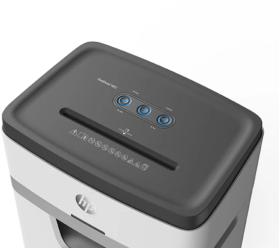 Popieriaus Smulkintuvas - HP ONESHRED 18CC, P-4, 18 Lapų, 25L, Šviesiai Pilka