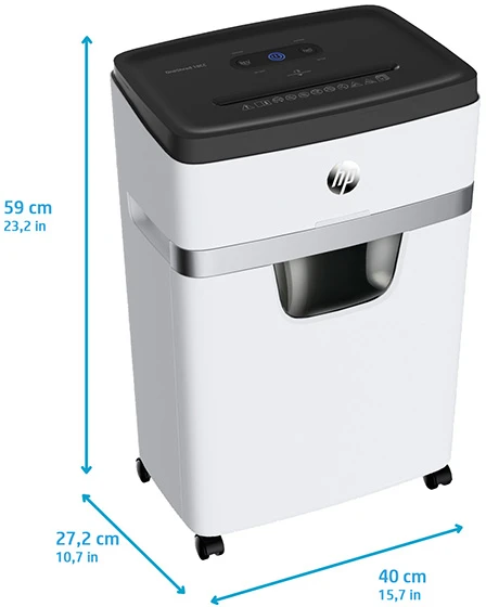 Popieriaus Smulkintuvas - HP ONESHRED 18CC, P-4, 18 Lapų, 25L, Šviesiai Pilka