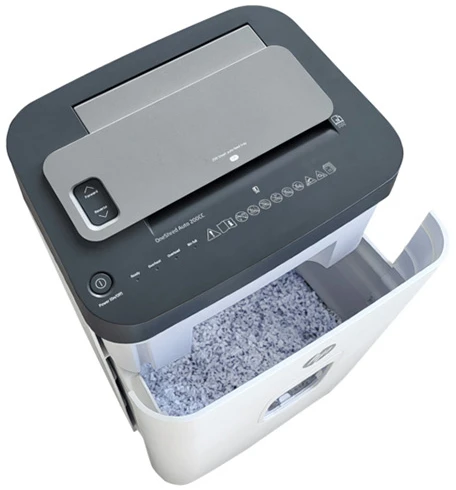 Hewlett Packard (HP) HP ONESHRED Auto 200CC baltas-pilkas smulkintuvas