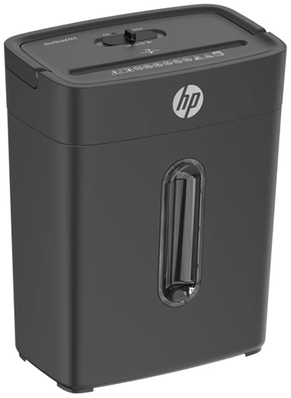 Juodas HP OneShred 6CC popieriaus smulkintuvas
