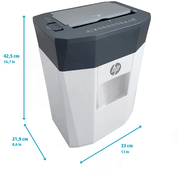 Popieriaus Smulkintuvas - HP Oneshred Automatinis 80CC Baltas/Pilkas