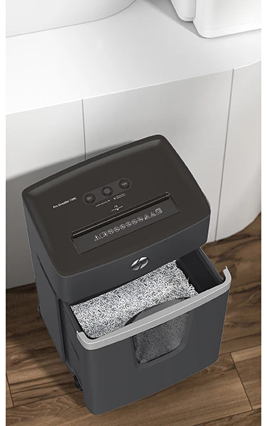 Popieriaus Smulkintuvas - HP Pro Smulkintuvas 10MC Mikro-Pjūvio P-5 10 Lapų Tamsiai Pilkas