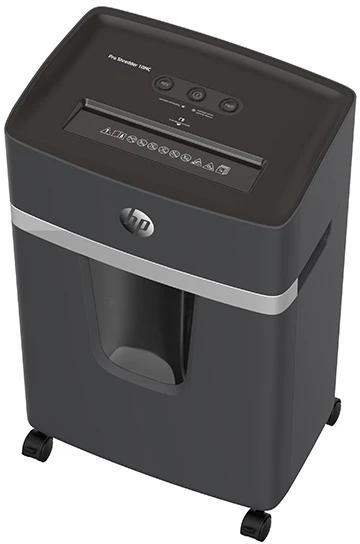 Popieriaus Smulkintuvas - HP Pro Smulkintuvas 10MC Mikro-Pjūvio P-5 10 Lapų Tamsiai Pilkas