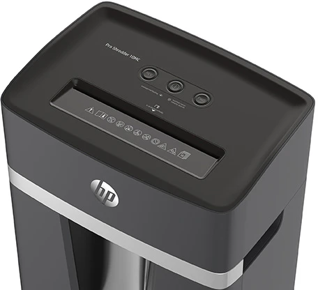 Popieriaus Smulkintuvas - HP Pro Smulkintuvas 10MC Mikro-Pjūvio P-5 10 Lapų Tamsiai Pilkas