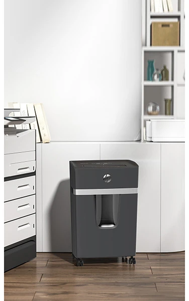 Popieriaus Smulkintuvas - HP Pro Smulkintuvas 10MC Mikro-Pjūvio P-5 10 Lapų Tamsiai Pilkas