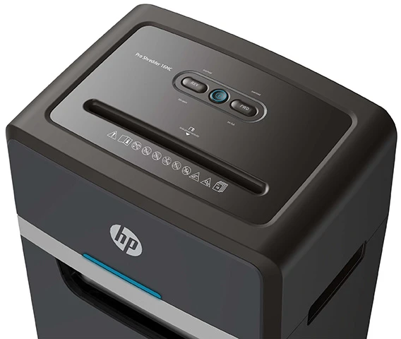Hewlett Packard (HP) Dokumentų Naikinimo Aparatas - HP Pro Shredder 16MC, Mikro Pjaustymas, P-5, 30 L, Tamsiai Pilkas