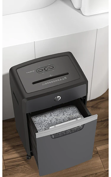 Hewlett Packard (HP) Dokumentų Naikinimo Aparatas - HP Pro Shredder 16MC, Mikro Pjaustymas, P-5, 30 L, Tamsiai Pilkas