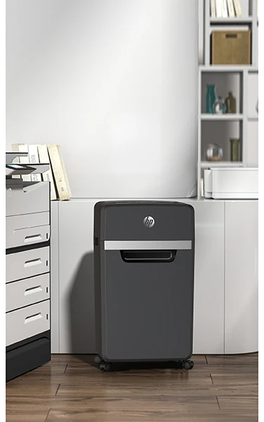 Hewlett Packard (HP) Dokumentų Naikinimo Aparatas - HP Pro Shredder 16MC, Mikro Pjaustymas, P-5, 30 L, Tamsiai Pilkas
