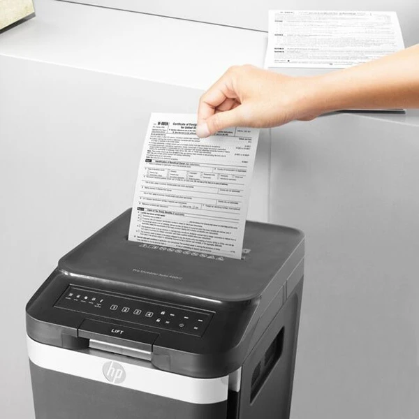 HP Pro Shredder Auto 400MC P-5 414 W dokumentų smulkintuvas