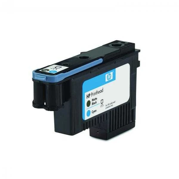 Hewlett Packard (HP) HP 70 Printhead DJ Z2100 PS B9180 matte juodas + cyan