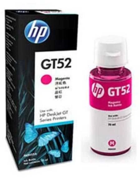Hewlett Packard (HP) Originalus HP GT52 rašalo buteliukas, purpurinis