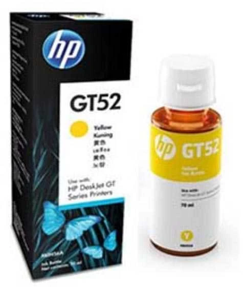 Hewlett Packard (HP) HP GT52 originalus rašalo buteliukas Geltona