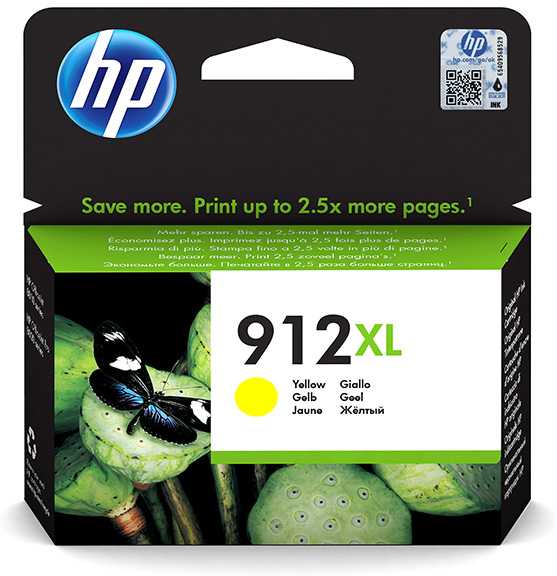 Hewlett Packard (HP) HP 912 XL geltona 3YL83AE instant ink