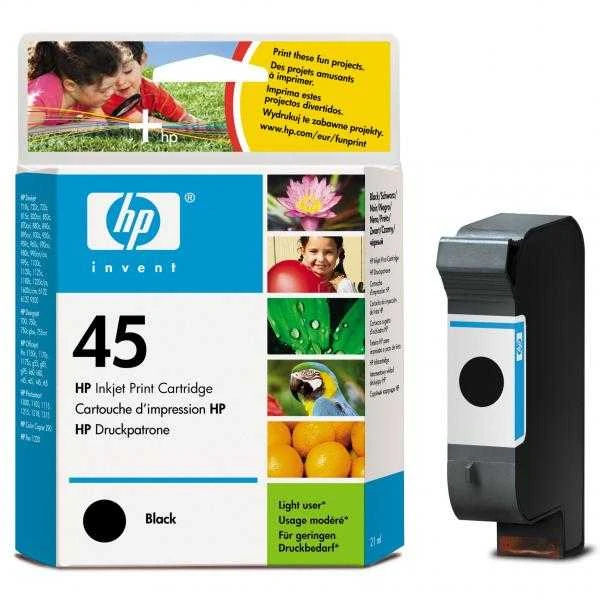 Hewlett Packard (HP) HP 51645A (Nr. 45), juoda kasetė rašaliniams spausdintuvams