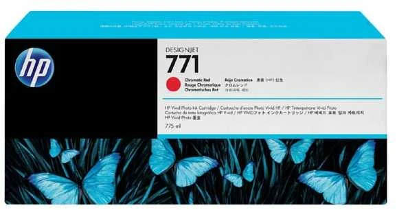 Hewlett Packard (HP) HP 771C Originalus Raudona