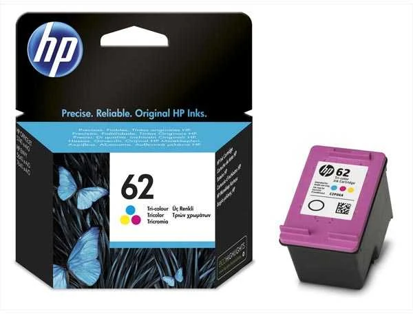 Hewlett Packard (HP) HP 62 Tri-color (C2P06AE) Rašalinė kasetė, CMY