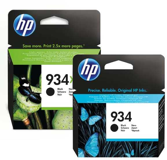 HP oryginalny ink / tusz C2P23AE, HP 934XL, juodas, 1000s, 25,5ml