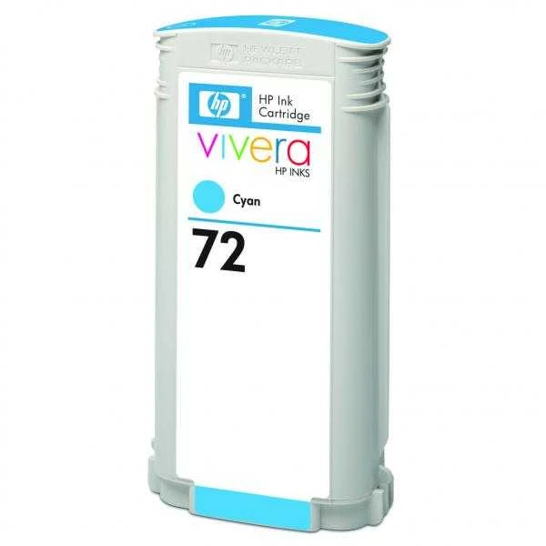 Hewlett Packard (HP) HP no.72 Ink Cart. Žydra spalva su Vivera rašalu (130 ml)