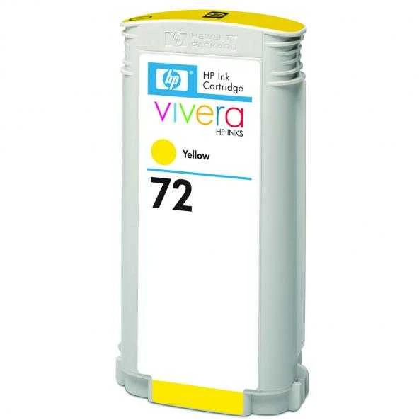Hewlett Packard (HP) HP no.72 Ink Cart. Geltona su Vivera rašalu (130 ml)