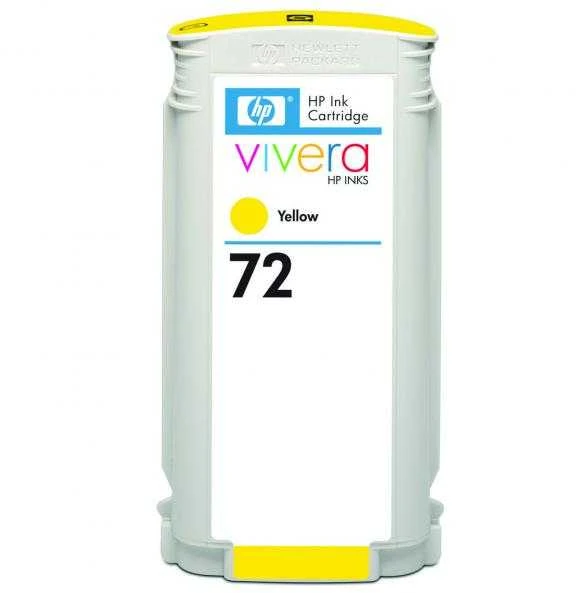 Hewlett Packard (HP) HP no.72 Ink Cart. Geltona su Vivera rašalu (130 ml)