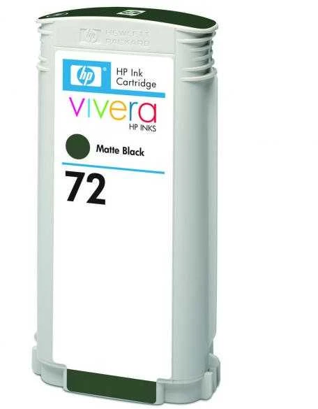 Hewlett Packard (HP) Hp 72 ink juodas matte Vivera 130ml DesignJet T1100 T610 T620 T770 T1200