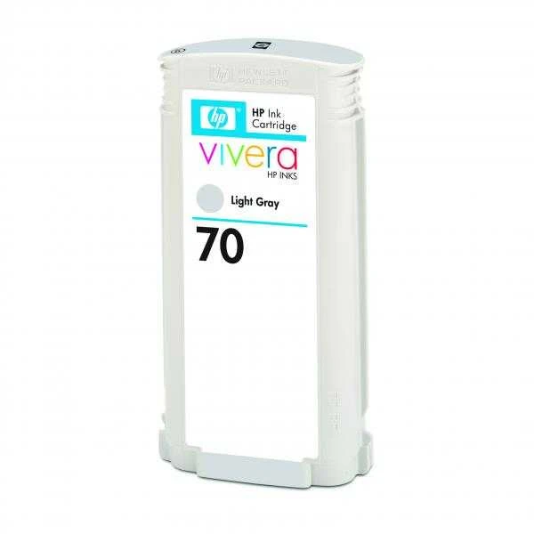 Hewlett Packard (HP) HP no.70 Ink Cart. Light Pilkas su Vivera rašalu (130ml)
