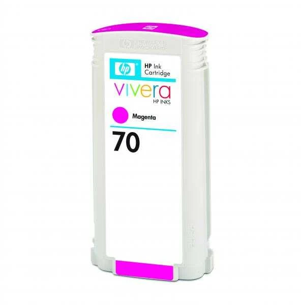 Hewlett Packard (HP) HP Nr.70 Rašalo krepšelis. Magenta su Vivera rašalu (130 ml)